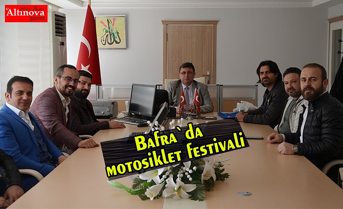 Bafra`da motosiklet festivali