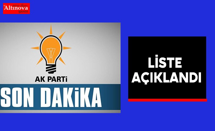 Ak Parti Samsun Milletvekili Adayları