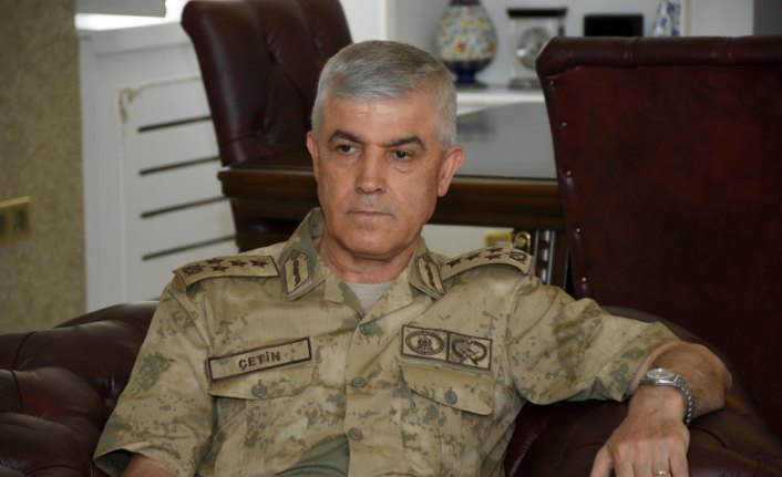 Jandarma Genel Komutanı Orgeneral Arif Çetin Gümüşhane'de