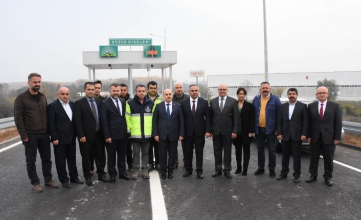Anadolu Otoyolu'nun Düzce gişeleri açıldı