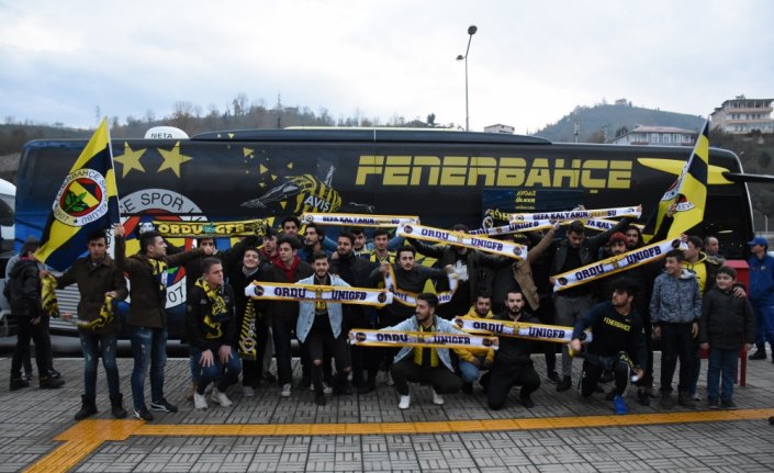 Fenerbahçe kafilesi Giresun'a geldi