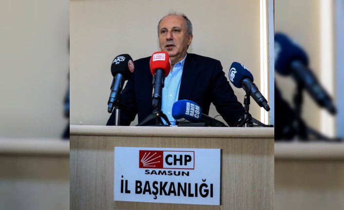 CHP'li Muharrem İnce, Samsun'da aday tanıtım toplantısına katıldı