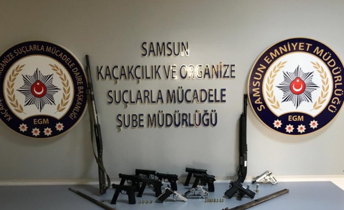 Samsun merkezli silah kaçakçılığı operasyonu: 4 gözaltı