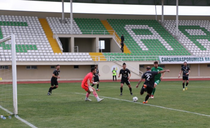 Çarşambaspor-Ladik Belediyespor maçı berabere bitti