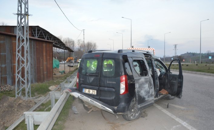 Havza'da trafik kazası: 2 yaralı