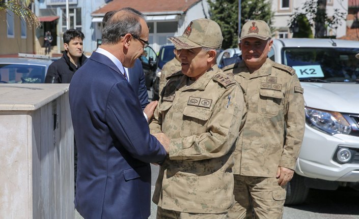 Jandarma Genel Komutanı Orgeneral Çetin Ordu'da
