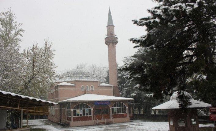 Amasya'da kar yağışı