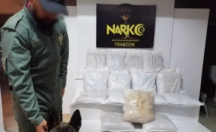 Trabzon'da tuz çuvallarında uyuşturucu sevkiyatı