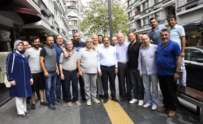 Samsun'da İstiklal Caddesi'nin trafiğe açılması çalışmaları