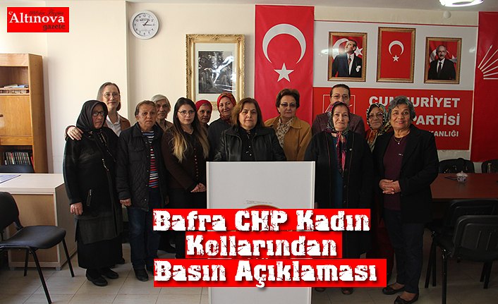 Bafra CHP Kadın Kollarından Basın Açıklaması