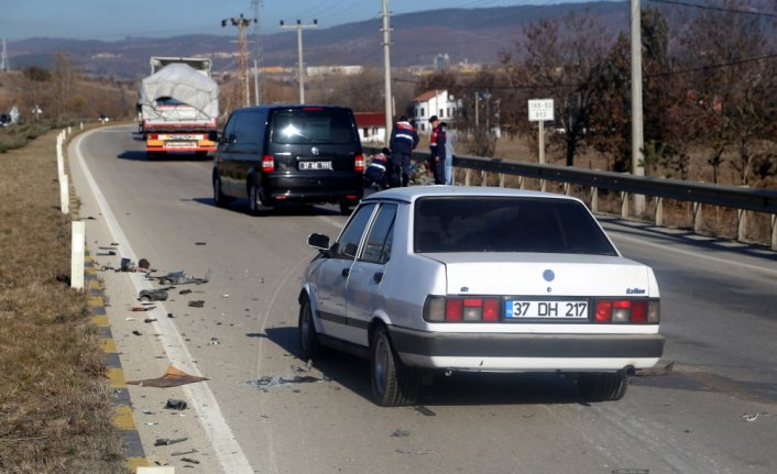 Kastamonu'da otomobil ile motosiklet çarpıştı: 1 ölü, 1 yaralı