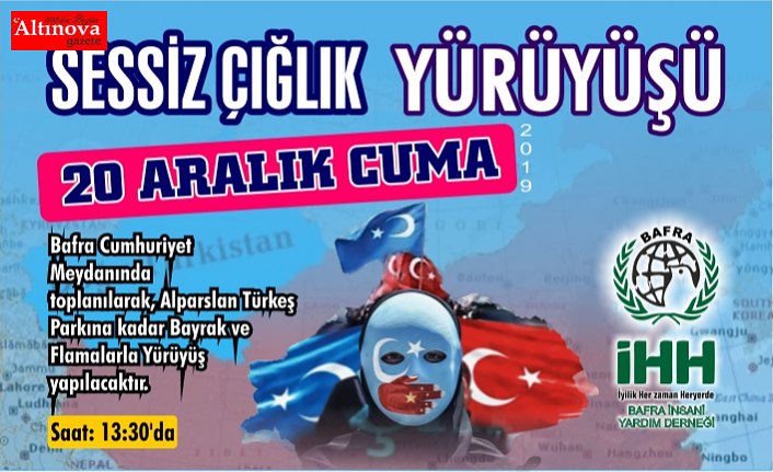 İHH Bafra'dan Uygur Türkleri için çağrı!