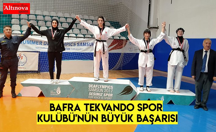 Bafra Tekvando Spor Kulübü'nün Büyük Başarısı