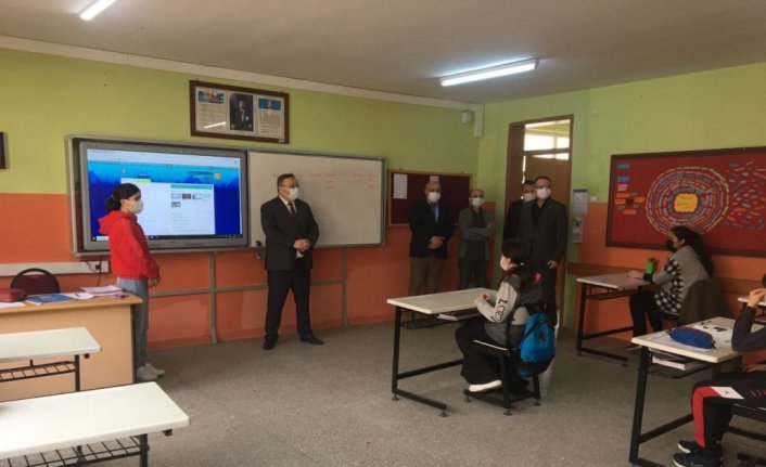 Giresun İl Milli Eğitim Müdürü Tosunoğlu'nun, okul ziyaretleri