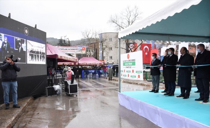 Bartın'daki DSİ yatırımları, Cumhurbaşkanı Erdoğan'ın canlı bağlantıyla verdiği talimatla hizmete girdi