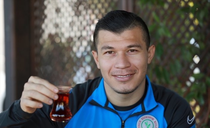 Çaykur Rizespor'un en fazla forma giyen yabancı futbolcusu Samudio, Rize'de çok mutlu: