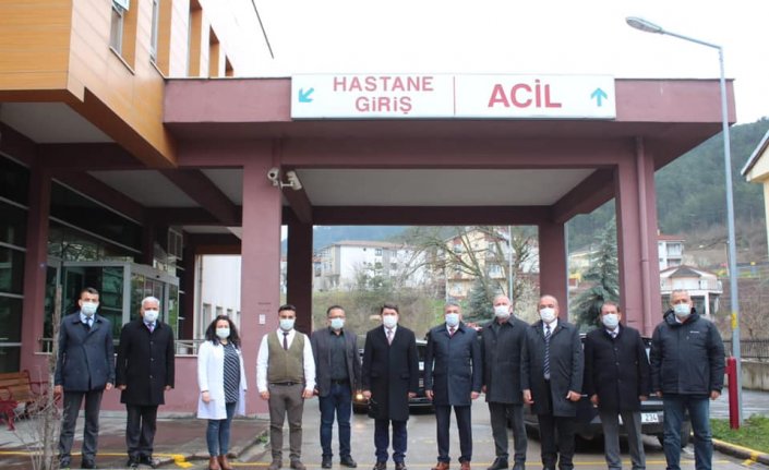 AK Parti Bartın Milletvekili Tunç, Ulus'ta temaslarda bulundu