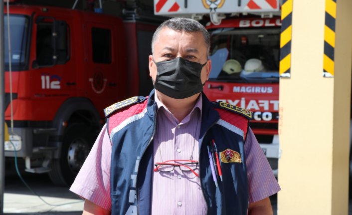 Bolu Belediyesi İtfaiye Müdürü Duman'dan orman yangını uyarısı