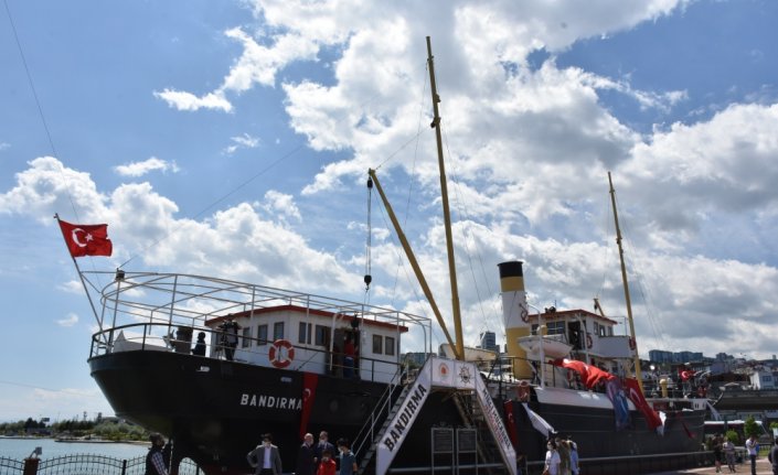 Samsun'da Bandırma Gemi Müze ve Milli Mücadele Açık Hava Müzesi'ne ziyaretçi akını