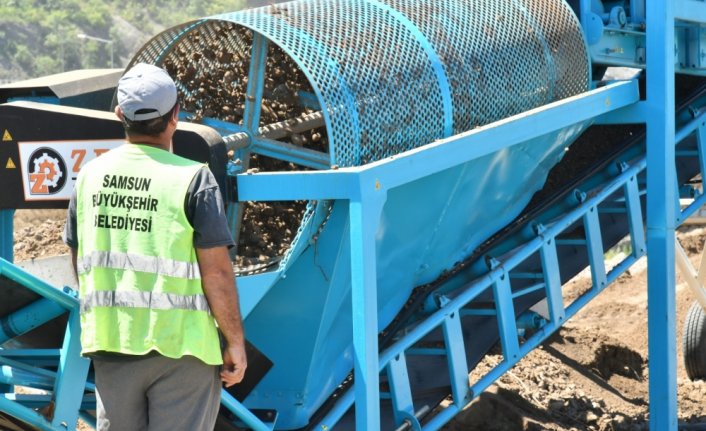 Samsun'da bitki atıkları gübreye dönüştürülüyor