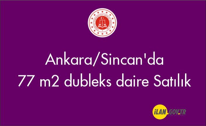 Ankara/Sincan'da 77 m² dubleks daire Satılık