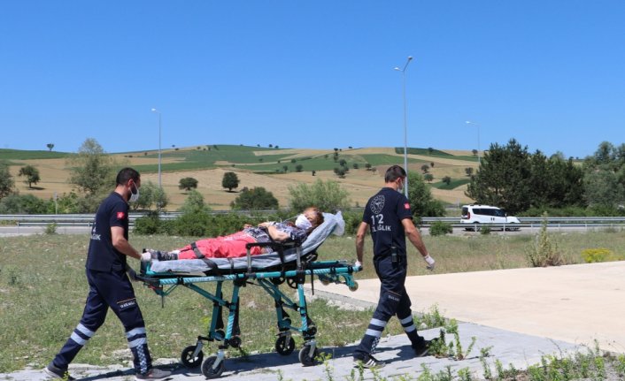 Havza'da evde fenalaşan kadın ambulans helikopterle Samsun'a sevk edildi