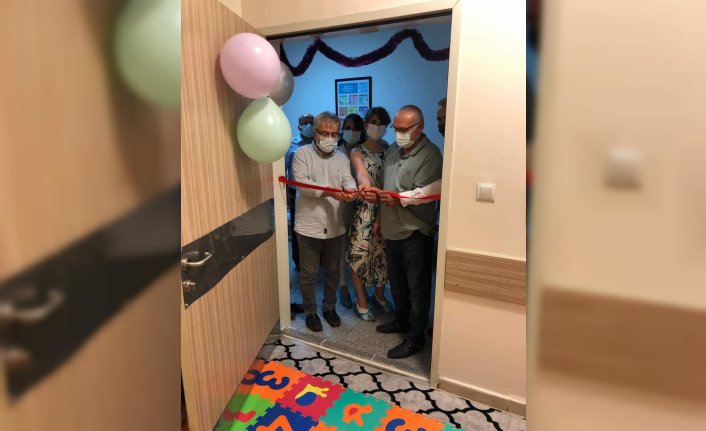 Karabük Üniversitesi Eğitim ve Araştırma Hastanesinde çocuklar için oyun odası oluşturuldu