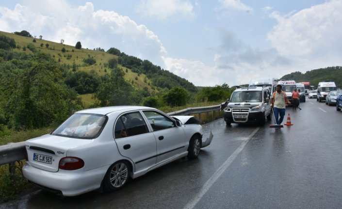 Samsun'daki trafik kazalarında 8 kişi yaralandı