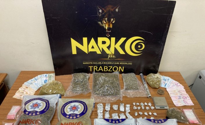 Trabzon'da uyuşturucu operasyonunda 1 kişi gözaltına alındı
