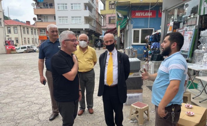AK Parti Giresun Milletvekili Aydın, Çanakçı ilçesini ziyaret etti
