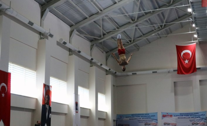 Trampolin Cimnastik Milli Takımı, hazırlıklarını Bolu'da sürdürüyor