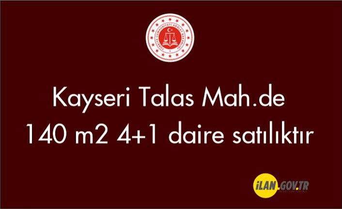 Kayseri Talas Mah.de 140 m² 4+1 daire icradan satılıktır