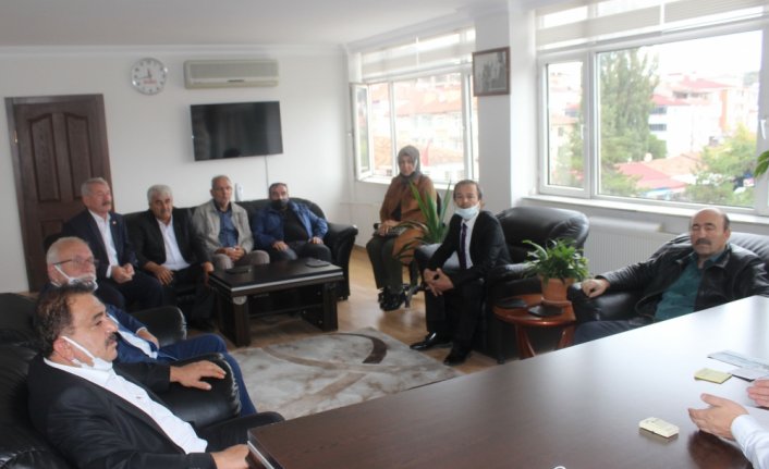 MHP Havza İlçe Başkanlığından Kaymakam Nayman'a ziyaret