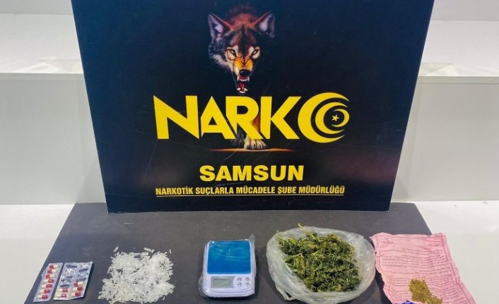Samsun'da yakalanan uyuşturucu şüphelisi tutuklandı