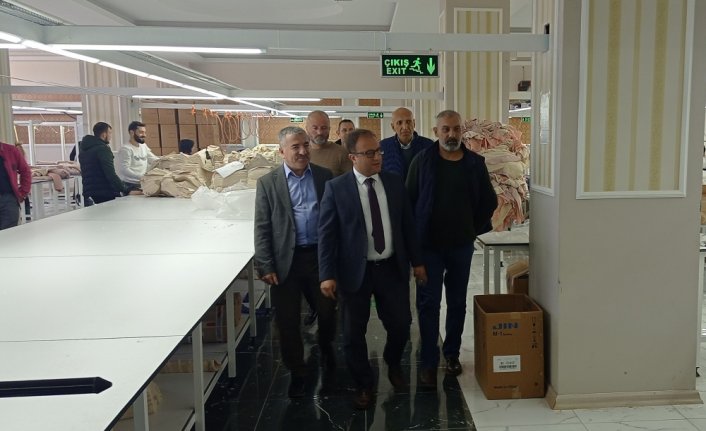 Havza Kaymakamı Nayman ve Belediye Başkanı Özdemir’den tekstil atölyesine ziyaret