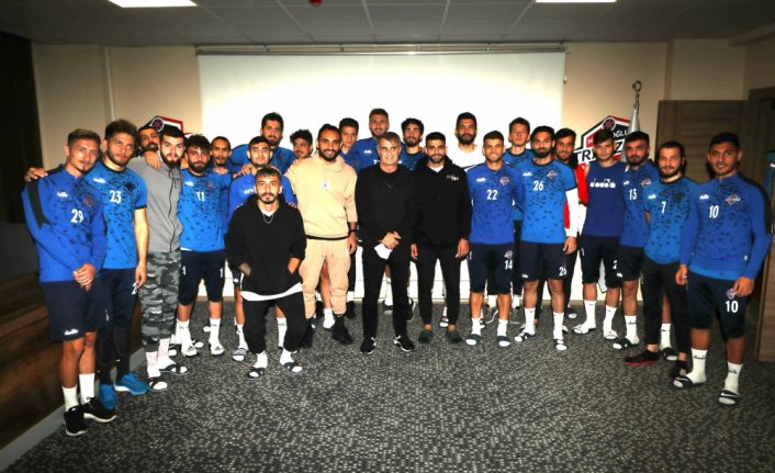 A Milli Takım'ın eski teknik direktörü Güneş'ten Hekimoğlu Trabzon'a ziyaret