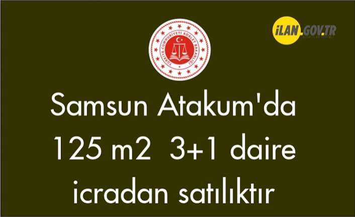 Samsun Atakum'da 125 m² 3+1 daire icradan satılıktır