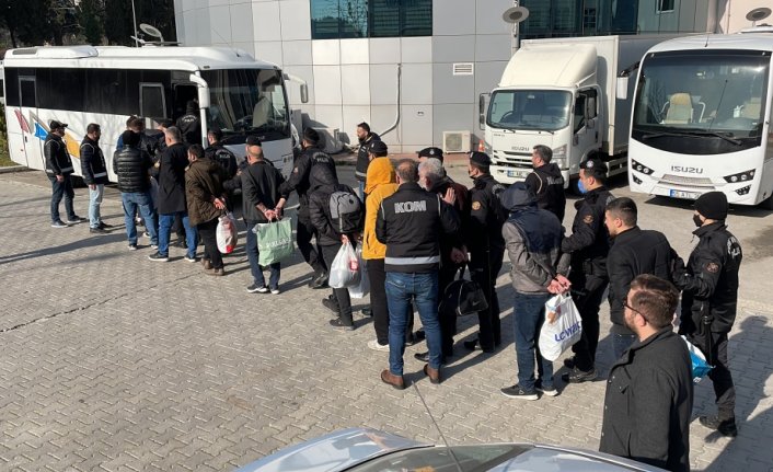 Samsun merkezli suç örgütü operasyonunda 14 zanlı daha tutuklandı