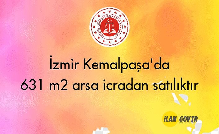 İzmir Kemalpaşa'da 631 m² arsa icradan satılıktır