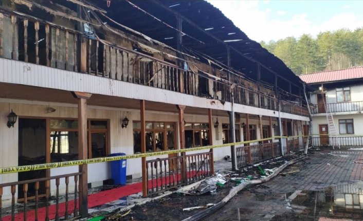 Kastamonu'da öğrencilerin kaldığı sosyal tesiste yangın çıktı