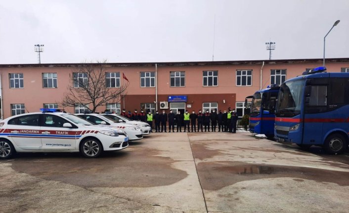 Samsun'da jandarmadan cezaevi personeline trafik güvenliği eğitimi