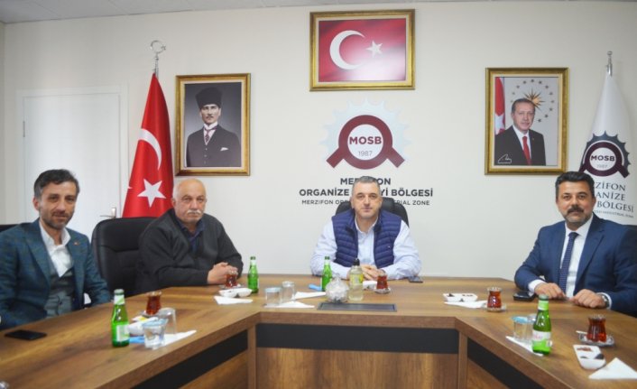 AK Parti Amasya Milletvekili Çilez Merzifon OSB'de incelemelerde bulundu