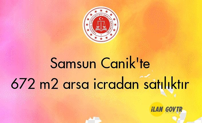 Samsun Canik'te 672 m² arsa icradan satılıktır