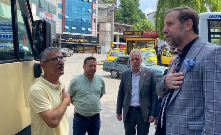 Yeniden Refah Partisi Genel Başkan Yardımcısı Çolak, Zonguldak'ta esnafla buluştu