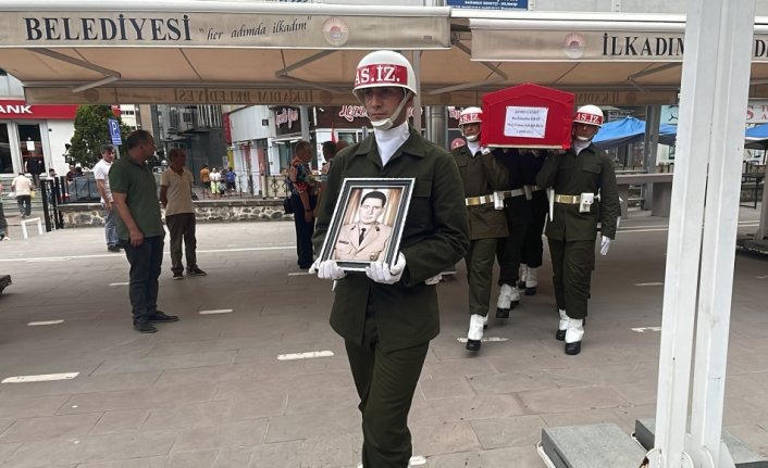 Samsun'da hayatını kaybeden Kore gazisi İşeri son yolculuğuna uğurlandı