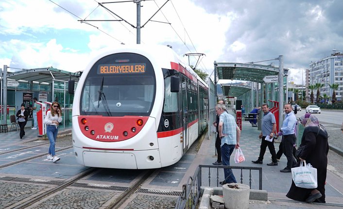 Samsun'da tramvaylar TEKNOFEST KARADENİZ boyunca 920 bin 880 yolcu taşıdı