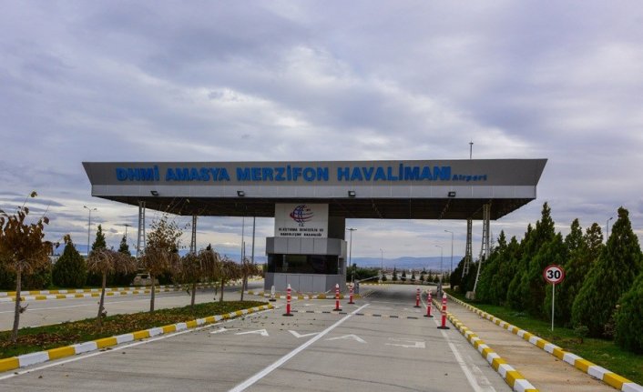 Amasya Merzifon Havalimanı'nı ekim ayında 7 bini aşkın yolcu kullandı