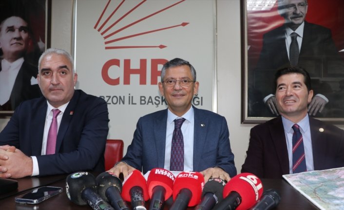 CHP Grup Başkanvekili Özel, Trabzon'da konuştu