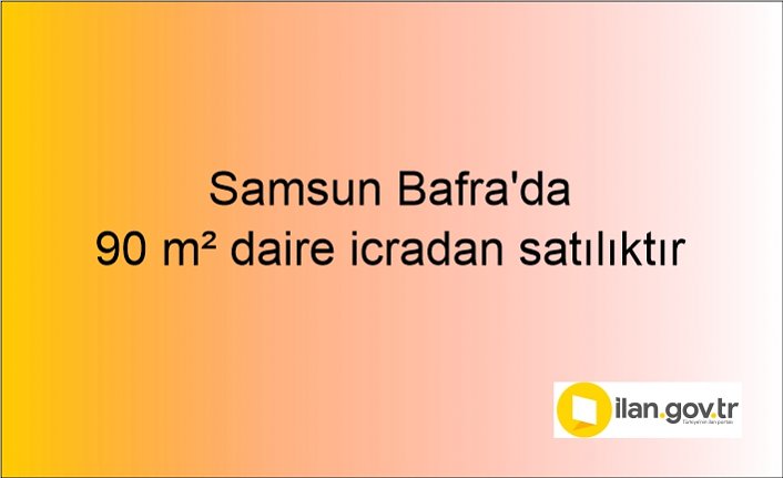 Samsun Bafra'da 90 m² daire icradan satılıktır