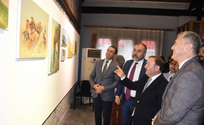 Giresun'da “Yedi Renk Giresun“ resim sergisi açıldı